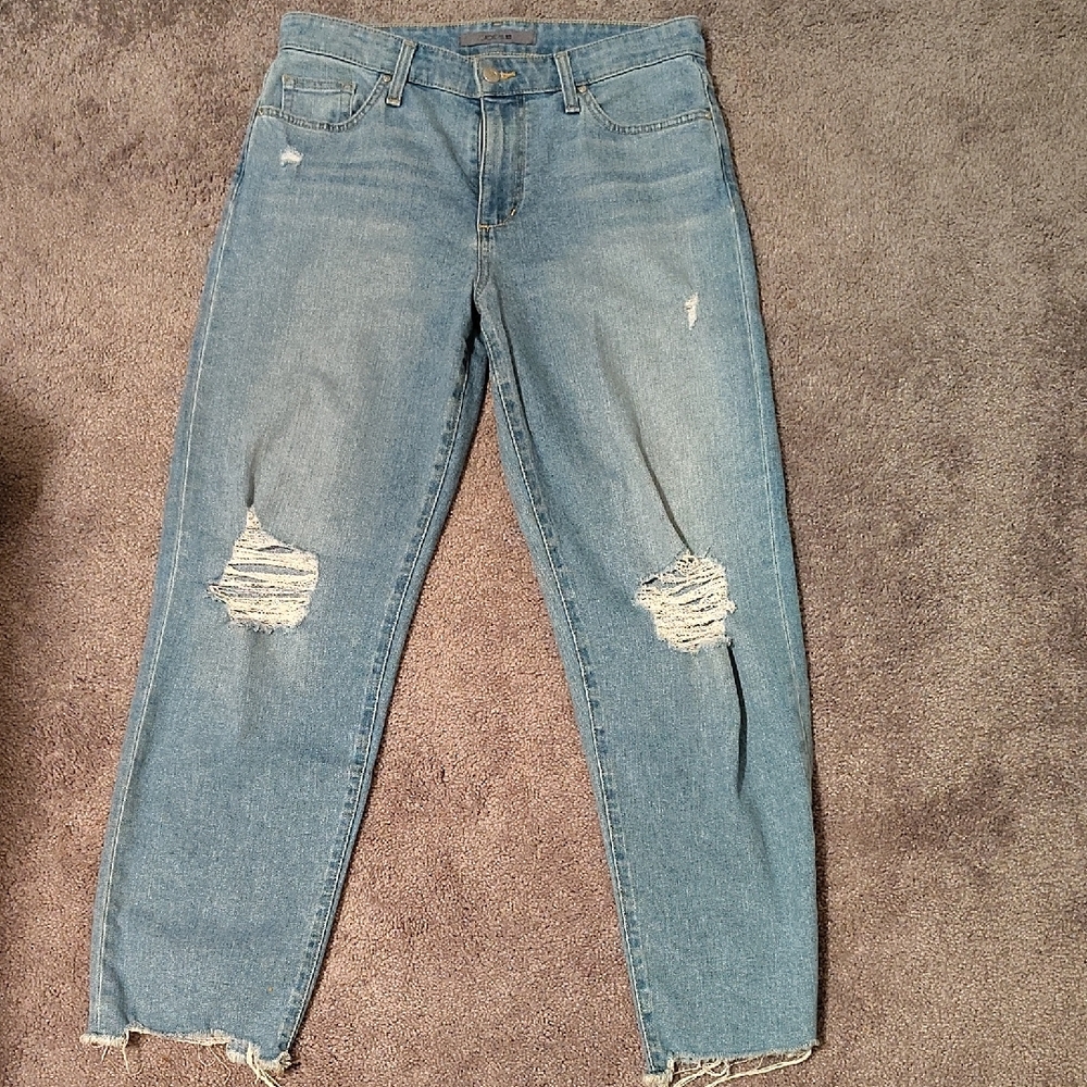 Distressed Blue Women's Jeans
